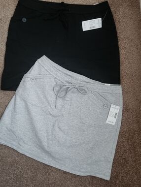 L.A. BLUES Skorts (2) Black/ Grey